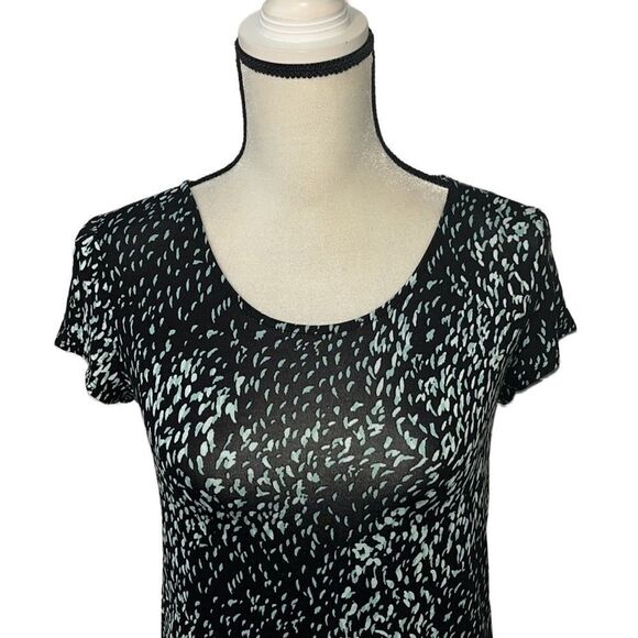 Alfani Abstract Essential Short Sleeve Top - Picture 2 of 7